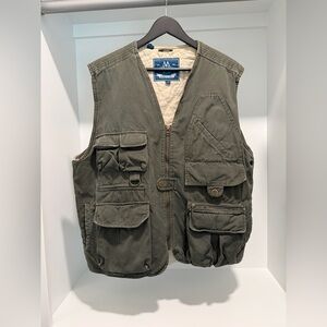 Vintage Members Only L Quilted Lined Fishing Hunting Outdoors Photography cotton